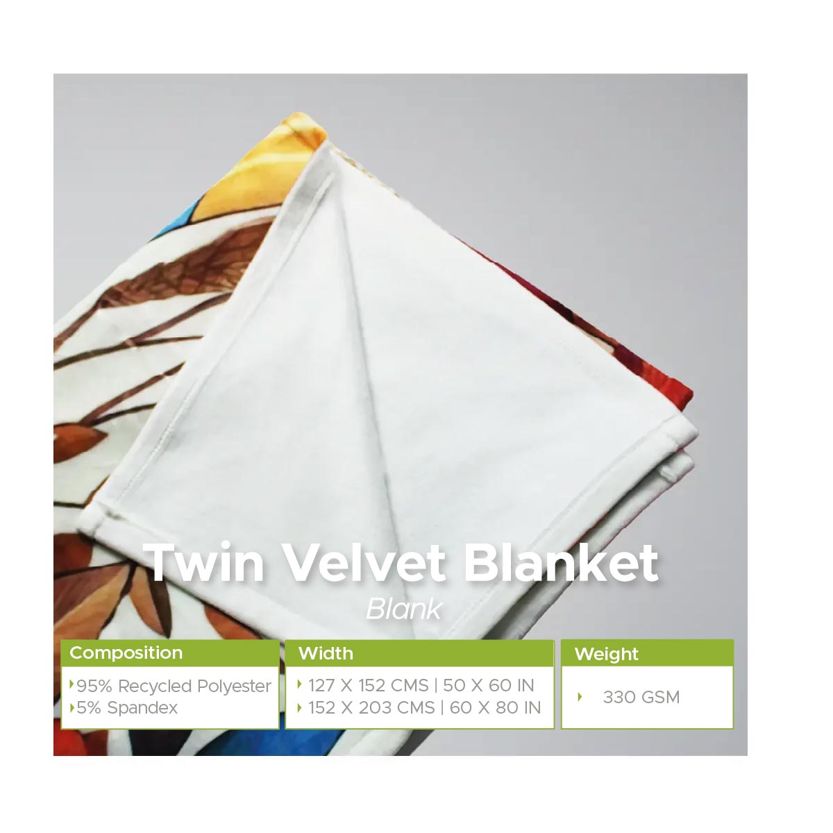 Twin Velvet Blanket 127 X 152 CMS | 50 X 60 INCHES - Image 9