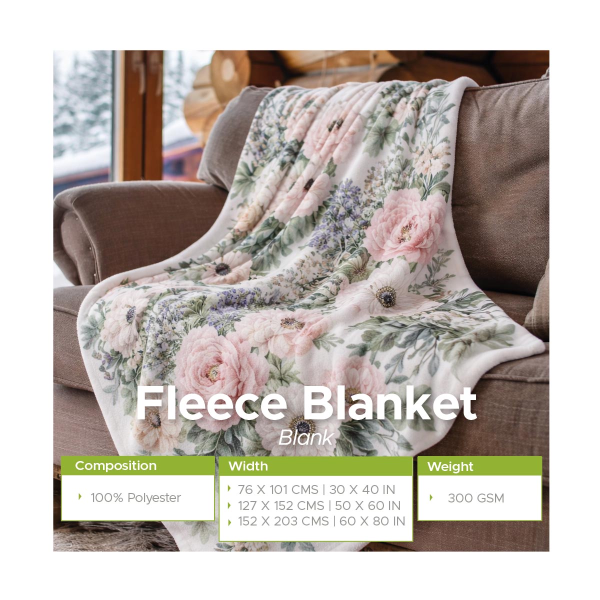 Fleece Blanket 127 X 152 CMS | 50 X 60 INCHES - Image 8